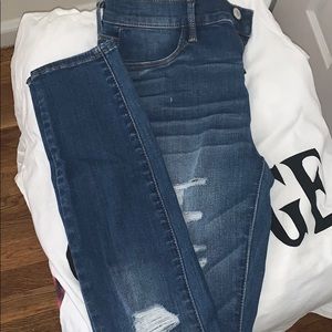 Pacsun Distressed Super Stretch Jeans